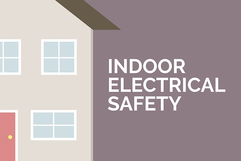 Indoor Electrical Safety - animated home.